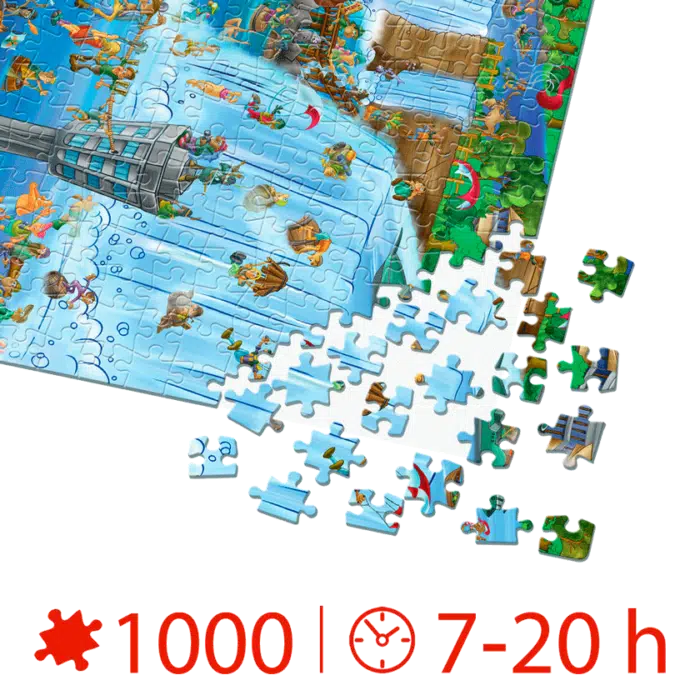 Puzzle adulți 1000 piese Cartoon Collection - Niagara Falls-35207