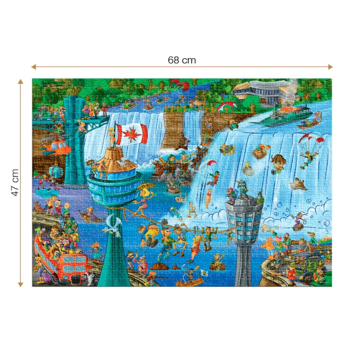 Puzzle adulți 1000 piese Cartoon Collection - Niagara Falls-35210
