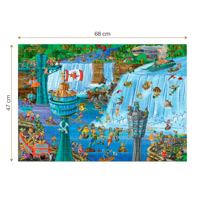 Puzzle adulți 1000 piese Cartoon Collection - Niagara Falls-35210