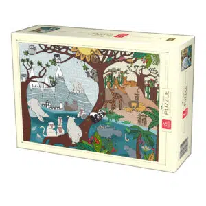Puzzle adulți 1000 piese Nature - Summer and Winter/Vară și iarnă -0
