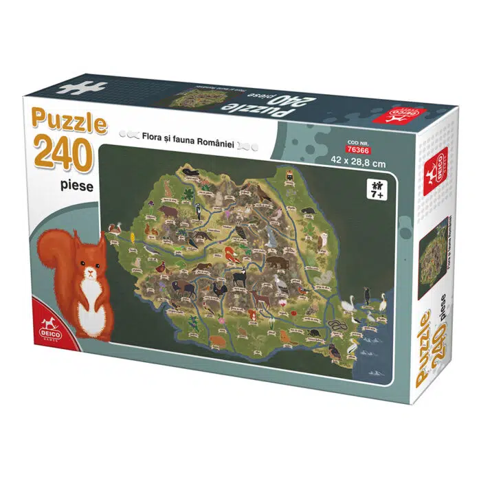 Puzzle 240 Flora si Fauna Romaniei-0