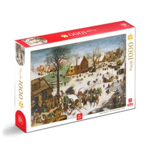 Puzzle Pieter Bruegel cel Bătrân - Puzzle adulți 1000 piese - The Numbering at Bethlehem