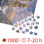 Puzzle adulți 1000 piese Peisaje de zi - Savior on the Spilled Blood, Sankt Petersburg-35561