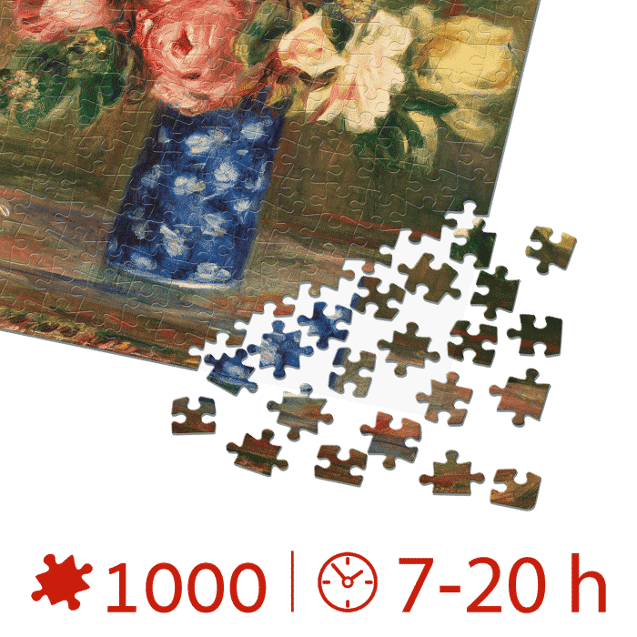 Puzzle adulti Pierre-Auguste Renoir - Bouquet of Roses - 1000 Piese-34419