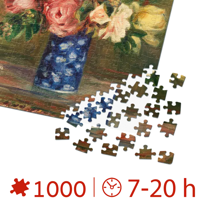 Puzzle adulti Pierre-Auguste Renoir - Bouquet of Roses - 1000 Piese-34419