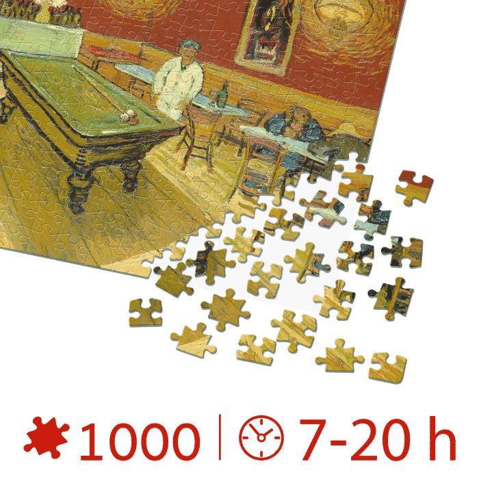 Puzzle adulți Vincent van Gogh - The Night Café - 1000 Piese-34407