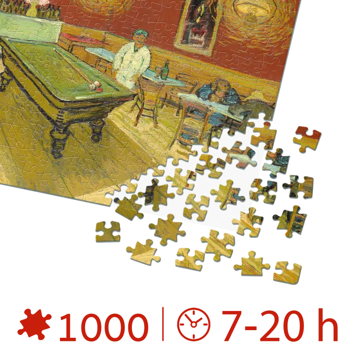 Puzzle adulți Vincent van Gogh - The Night Café - 1000 Piese-34407