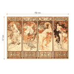 Puzzle adulți Alphonse Mucha - Seasons 3/Anotimpuri 3 - 1000 piese-34156