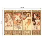 Puzzle adulți Alphonse Mucha - Seasons 3/Anotimpuri 3 - 1000 piese-34156