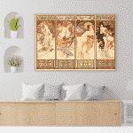 Puzzle adulți Alphonse Mucha - Seasons 3/Anotimpuri 3 - 1000 piese-34292