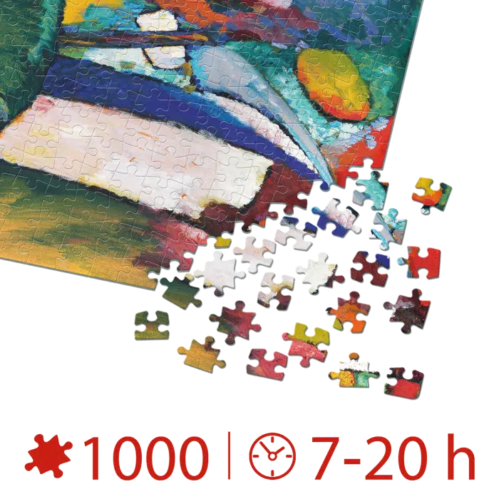 Puzzle adulti 1000 piese Wassily Kandinsky - The Waterfall / Cascada-35638