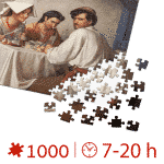 Puzzle adulți Carl Bloch - In a Roman Osteria/Într-o osterie romană - 1000 Piese-34232