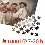 Puzzle adulți Carl Bloch - In a Roman Osteria/Într-o osterie romană - 1000 Piese-34232