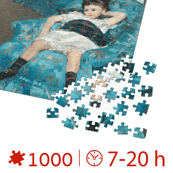 Puzzle adulti Mary Cassatt - Little Girl in a Blue Armchair - 1000 Piese-34392