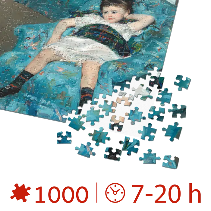 Puzzle adulti Mary Cassatt - Little Girl in a Blue Armchair - 1000 Piese-34392