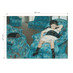 Puzzle adulti Mary Cassatt - Little Girl in a Blue Armchair - 1000 Piese-34395