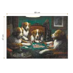 Puzzle adulti Cassius Marcellus Coolidge - Poker Game - 1000 Piese-34377