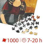 Puzzle adulti 1000 piese Amedeo Modigliani - Portrait of Jeanne Hébuterne -35692