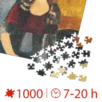 Puzzle adulti 1000 piese Amedeo Modigliani - Portrait of Jeanne Hébuterne -35692