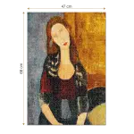 Puzzle adulti 1000 piese Amedeo Modigliani - Portrait of Jeanne Hébuterne -35695