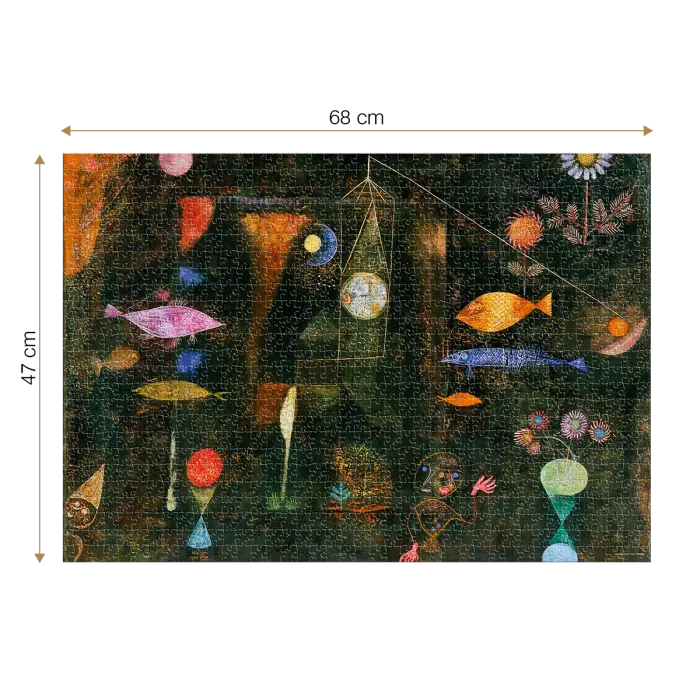 Puzzle adulti 1000 piese Paul Klee - Fish Magic /Magia pestilor-34547