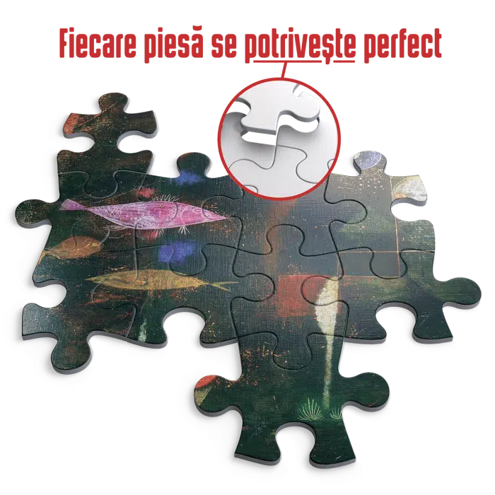 Puzzle adulti 1000 piese Paul Klee - Fish Magic /Magia pestilor-34546