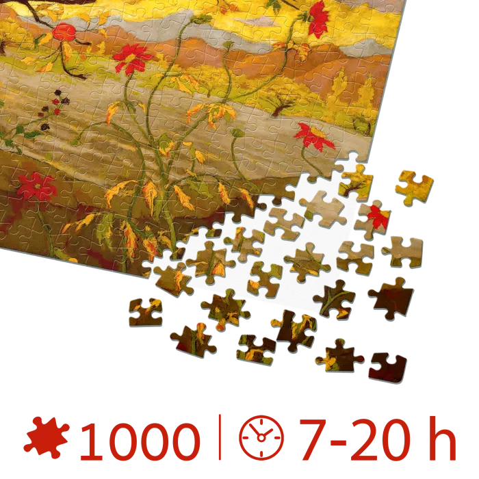 Puzzle adulti Paul Ranson - Apple Tree with Red Fruit -1000 Piese-34369