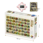 Puzzle adulți 1000 piese Pattern Elephants / Elefanți-0