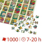 Puzzle adulți 1000 piese Pattern Elephants / Elefanți-34712