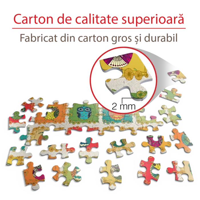 Puzzle adulți 1000 piese - Pattern Owls / Bufnițe -34730