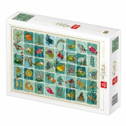 Puzzle adulți 1000 piese Pattern - Aquatic World -0