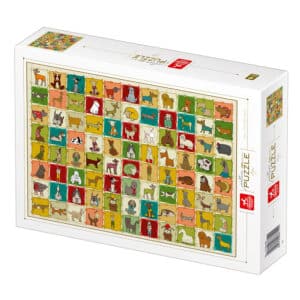 Puzzle adulți 1000 piese Pattern - Dogs/Câini -0