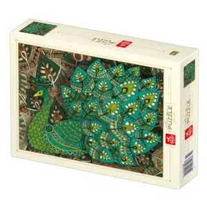 Puzzle 1000 Deico Games Pattern Peacock-0