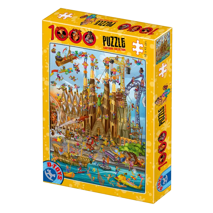 Puzzle Cartoon - Sagrada Familia - 1000 piese -0