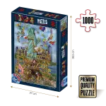 Puzzle adulți 1000 piese Cartoon Collection - New York-0