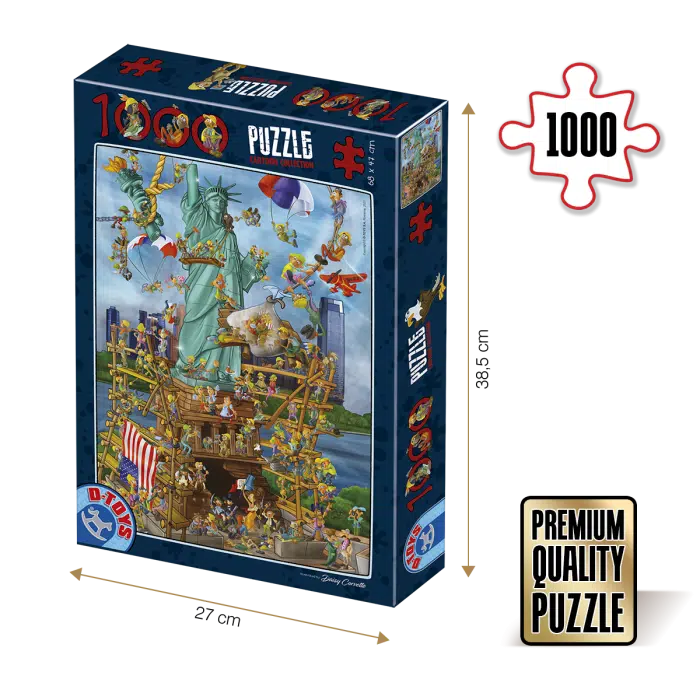 Puzzle adulți 1000 piese Cartoon Collection - New York-0