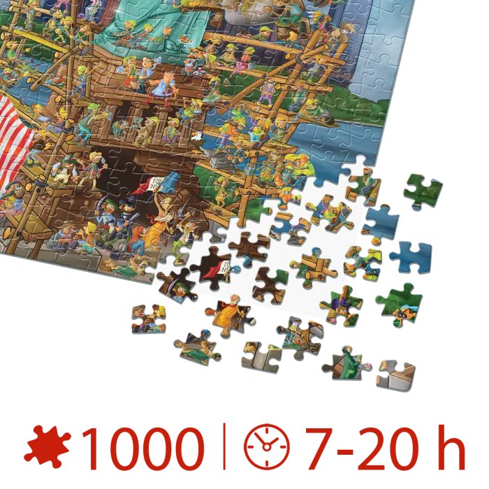 Puzzle adulți 1000 piese Cartoon Collection - New York-35141