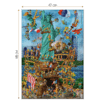 Puzzle adulți 1000 piese Cartoon Collection - New York-35144