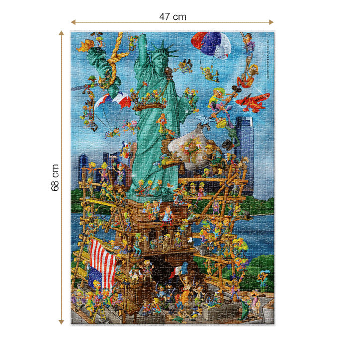 Puzzle adulți 1000 piese Cartoon Collection - New York-35144