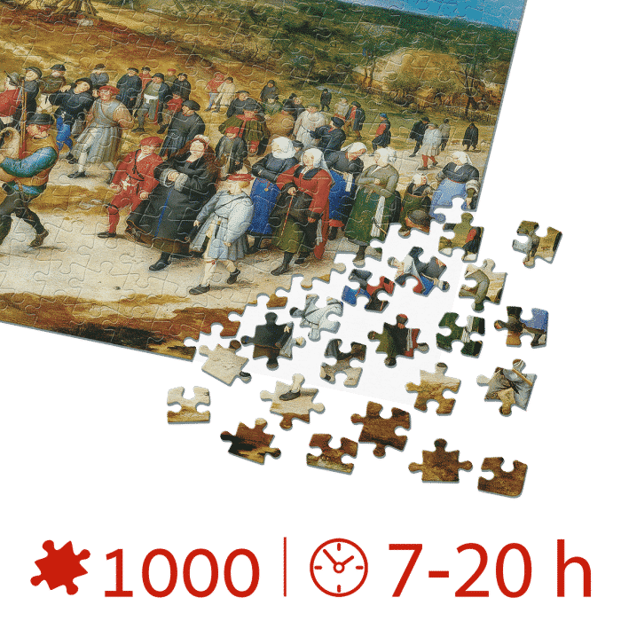 Puzzle adulti 1000 piese Pieter Brueghel cel Tânăr - The Marriage Procession-34515