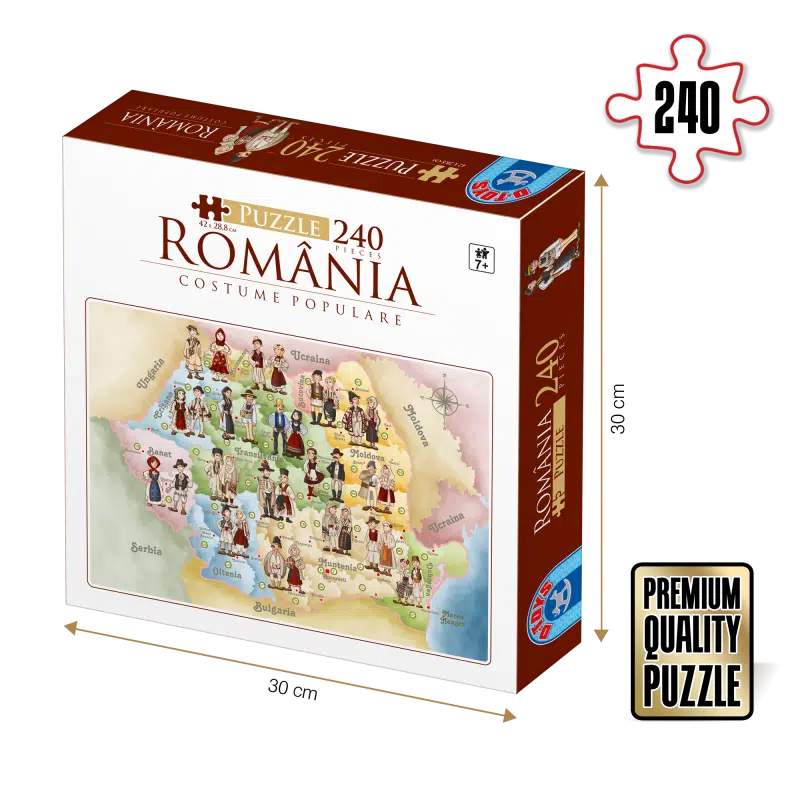 Puzzle copii - Costume Populare - 240 piese-0
