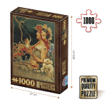 Puzzle adulți 1000 piese Vintage Poster - Chocolat Carpentier-0