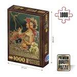 Puzzle adulți 1000 piese Vintage Poster - Chocolat Carpentier-0