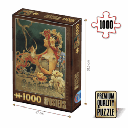 Puzzle adulți 1000 piese Vintage Poster - Chocolat Carpentier-0