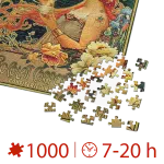 Puzzle adulți 1000 piese Vintage Poster - Chocolat Carpentier-35069