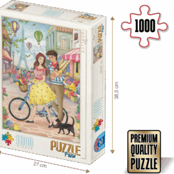 Puzzle adulți 1000 piese Groos Zselyke - Paris-0