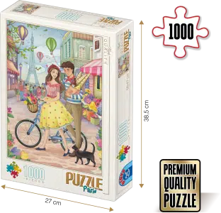 Puzzle adulți 1000 piese Groos Zselyke - Paris-0