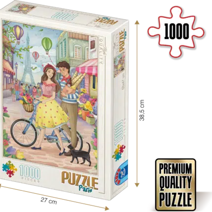 Puzzle adulți 1000 piese Groos Zselyke - Paris-0