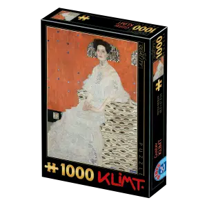 Puzzle adulți 1000 piese Gustav Klimt - Portrait of Fritza Riedler-0