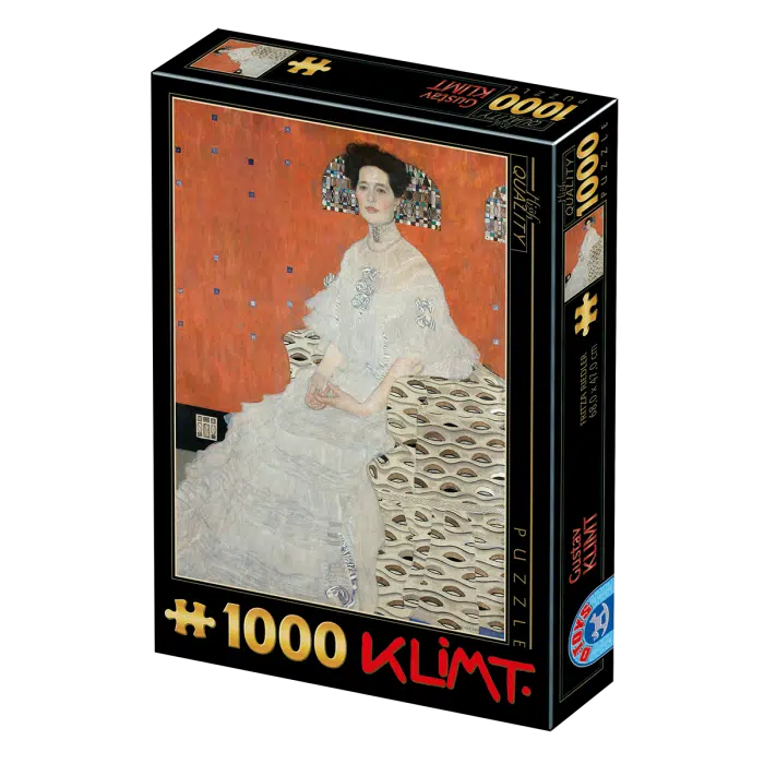 Puzzle adulți 1000 piese Gustav Klimt - Portrait of Fritza Riedler-0